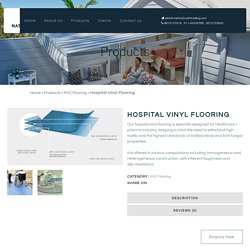 Hospital Vinyl Flooring I Wholesale Price I Nath Trading