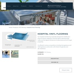 Hospital Vinyl Flooring I Wholesale Price I Nath Trading