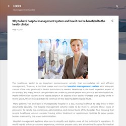 Why to have hospital management system and how it can be benefited to the health clinics!