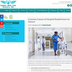 Common Causes of Hospital Readmission for Seniors
