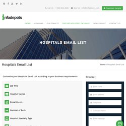 Hospitals Mailing Lists