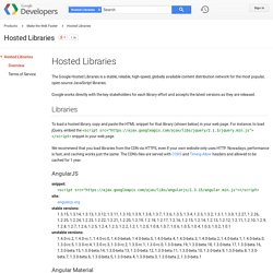 AJAX Libraries API - Google Code