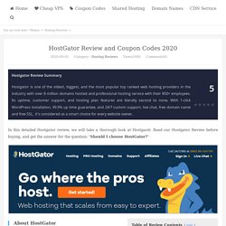 HostGator Review and Coupon Codes 2020 - Waikey-Waikey