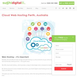 Cloud Web Hosting  Perth, Australia