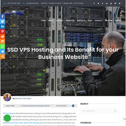 SSD VPS Hosting and Its Benefit for your Business Website