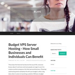 Budget VPS Server