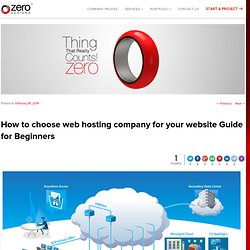 How to choose web hosting company for your website Guide for Beginners
