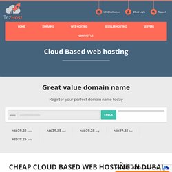 Cloud Based web hosting in UAE