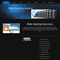 Web Hosting Ireland