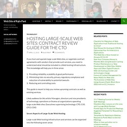 Hosting Large-Scale Web Sites: Contract Review Guide for the CTO