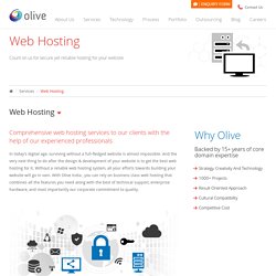 India’s Best Web Hosting Company – Olive India