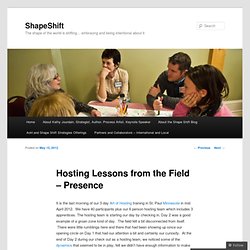 Hosting Lessons from the Field – Presence « ShapeShift