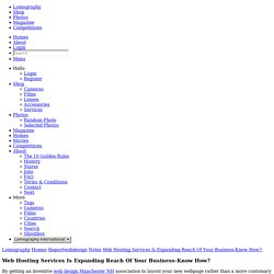 Web Hosting Services Is Expanding Reach Of Your Business-Know How?