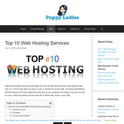 Top 10 Web Hosting Services