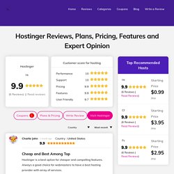 Hostinger Review : Expert Feedback on Features, Plans and More!