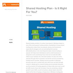 HostNamaste - A Reliable Hosting Provider