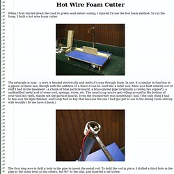 Hot Wire Foam Cutter