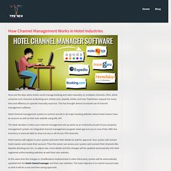 How Channel Management Works in Hotel Industries