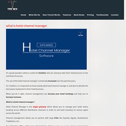 Hotel channels manager