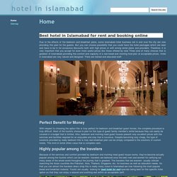 hotel in islamabad