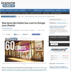 Ikea lance des hôtels low-cost en Europe avec Mariott