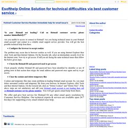 Hotmail Customer Service Number immediate help for email issue's