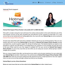 Hotmail Support Team is Reliable & Active 24/7