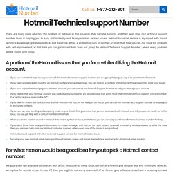 Hotmail Technical support Number +1-877-212-8011
