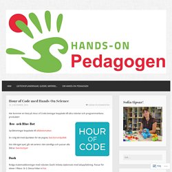 Hour of Code med Hands-On Science