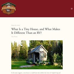 What Is a Tiny House, and What Makes It Different Than an RV?