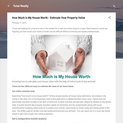 How Much is My House Worth - Estimate Your Property Value