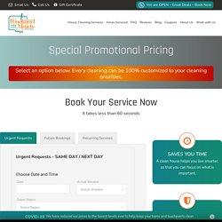Special Promotional Pricing - House Cleaning Services - Weekend Maids