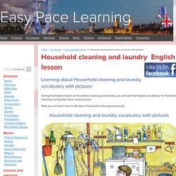 Household Cleaning & Laundry Vocabulary