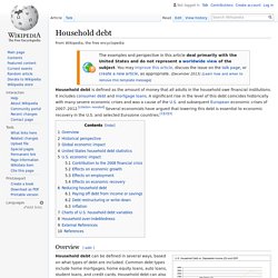 Household debt - Wikipedia