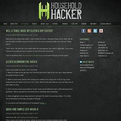 » Life Hacks Household Hacker