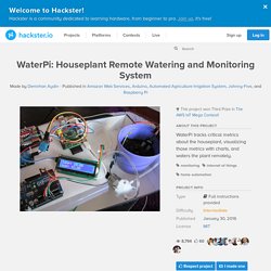 WaterPi: Houseplant Remote Watering and Monitoring System