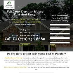 We Buy Houses Cash - How To Sell Your Decatur Home By Owner Fast