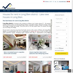 Houses for rent in Long Bien, Vinhomes Riverside house