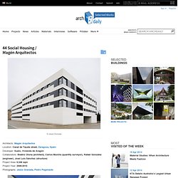 44 Social Housing / Magén Arquitectos