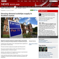 Housing demand outstrips supply in Scottish market