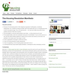 The Housing Revolution Manifesto