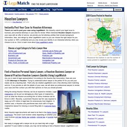 Houston Lawyers - Find Houston Attorneys Now