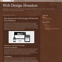 How Responsive Web Design Will Benefit Your Business