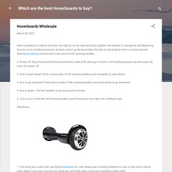 Hoverboards Wholesale
