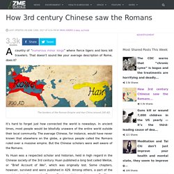 How 3rd century Chinese saw the Romans