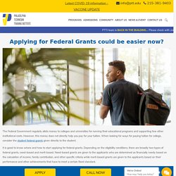 How to apply for Federal Grants