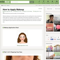 How to Apply Makeup: 17 Steps