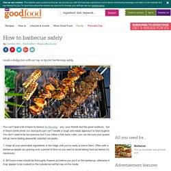 How to barbecue safely