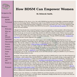 How BDSM Can Empower Women