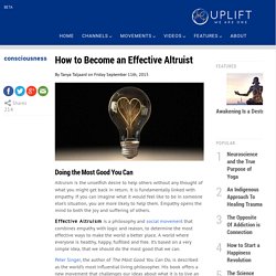 How to Become an Effective Altruist